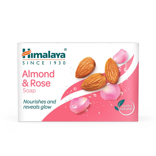 Himalaya Herbals Almond and Rose Soap Hover Image