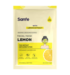 Sanfe Instant Depigmentation Lemon Facial Mask