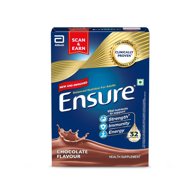 Ensure Nutrition Powder Lower Sugar Chocolate Flavor Hover Image