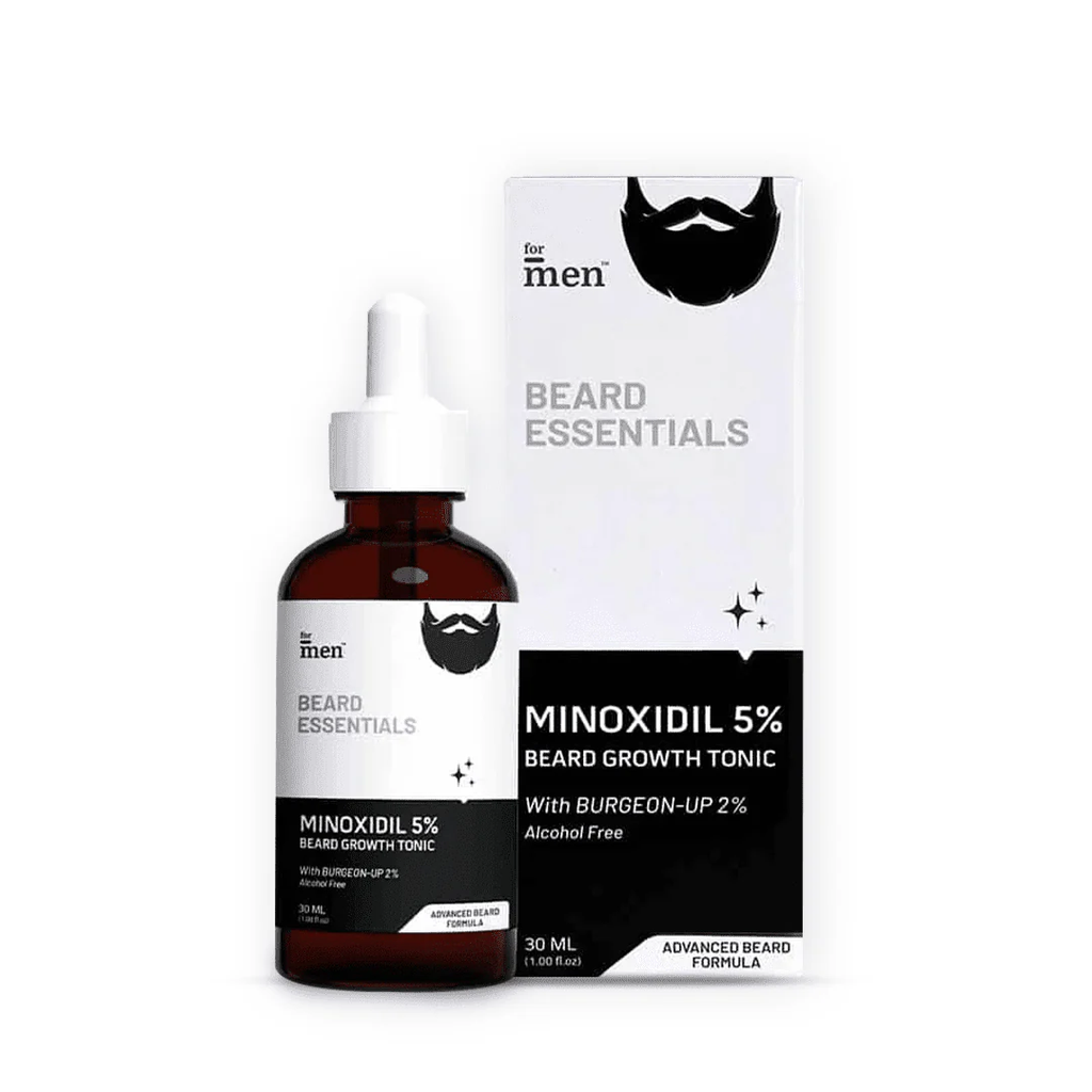 ForMen Beard Growth Tonic with 5% Minoxidil & 2% Burgeon Up