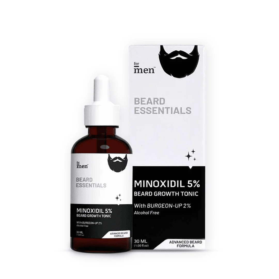 ForMen Beard Growth Tonic with 5% Minoxidil & 2% Burgeon Up
