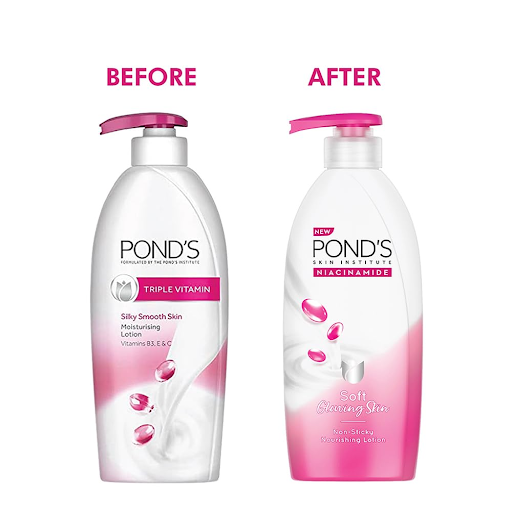 Ponds Niacinamide Nourishing Body Lotion for Soft, Glowing Skin Main Image