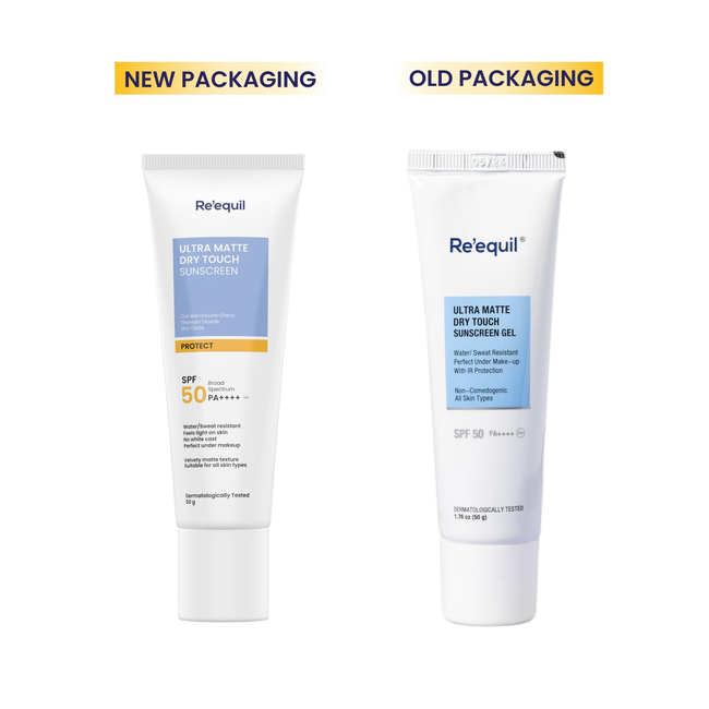 Re'equil Ultra Matte Dry Touch Sunscreen Gel SPF 50 PA++++ Main Image