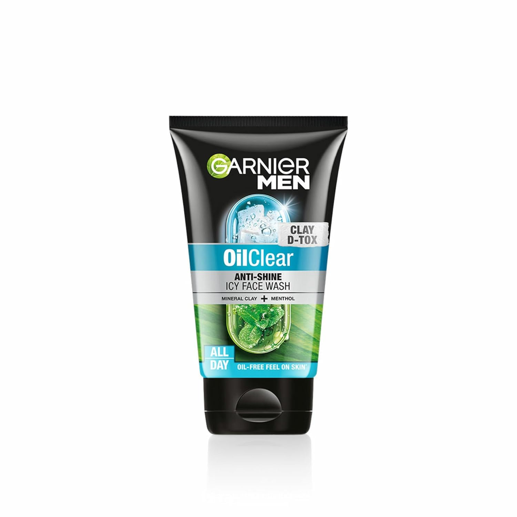 Garnier Men Oil Clear Clay D - Tox Facewash