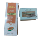 Prisa Organics Saffron &amp; Papaya Lightening Face Wash and Saffron &amp; Papaya Skin Lightening Face Cream Combo