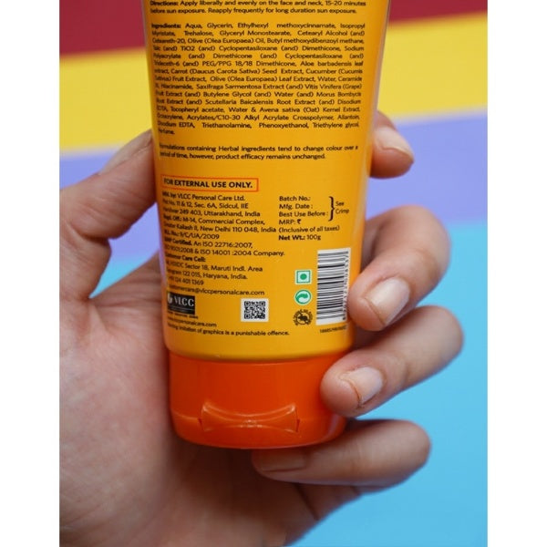 VLCC De Tan Sunscreen Gel Creme, SPF 50 Main Image