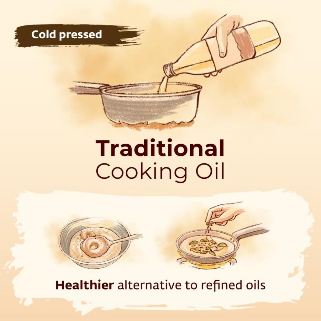 Isha Life Cold Pressed Groundnut Oil