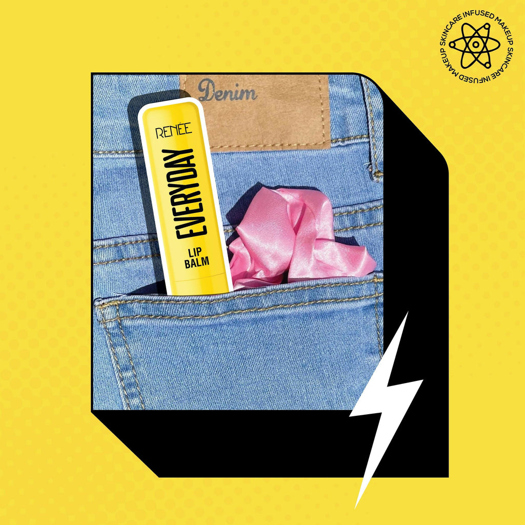 Renee Everyday Tinted Lip Balm - Rose Petal, Moisturizes & Protects with SPF 30