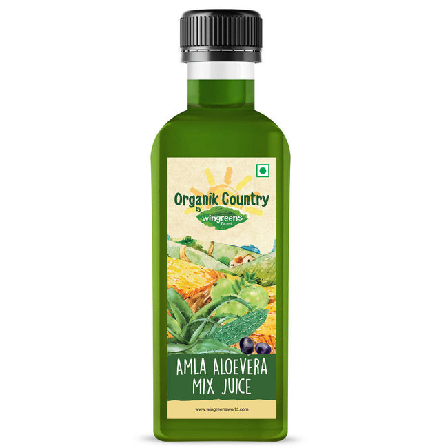 Wingreens Farms Amla Aloevera Mix Juice Hover Image