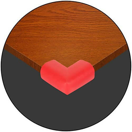 Safe-O-Kid High Quality High Density L-Shaped Medium Nbr Corner Cushions - Red Hover Image