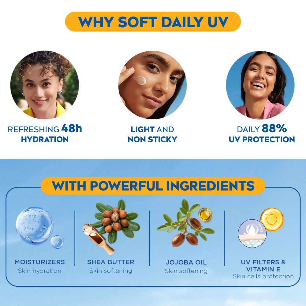 Nivea Soft Daily UV Light Moisturising Cream