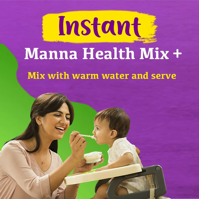 Manna Foods Instant Health Mix Multigrain Cereal + Fruits With Banana, Dates & Honey Main Image