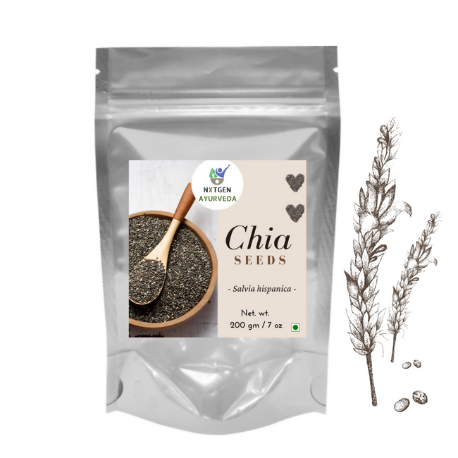 Nxtgen Ayurveda Chia Seeds Raw Hover Image