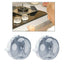 Safe-O-Kid Gas Stove Knobs Transparent Guards for Indoor Baby Safety Set of 2 Pcs
