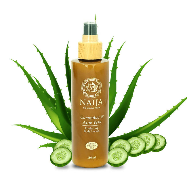 Naija Cucumber and Aloe Vera Hydrating Body Lotion Main Image