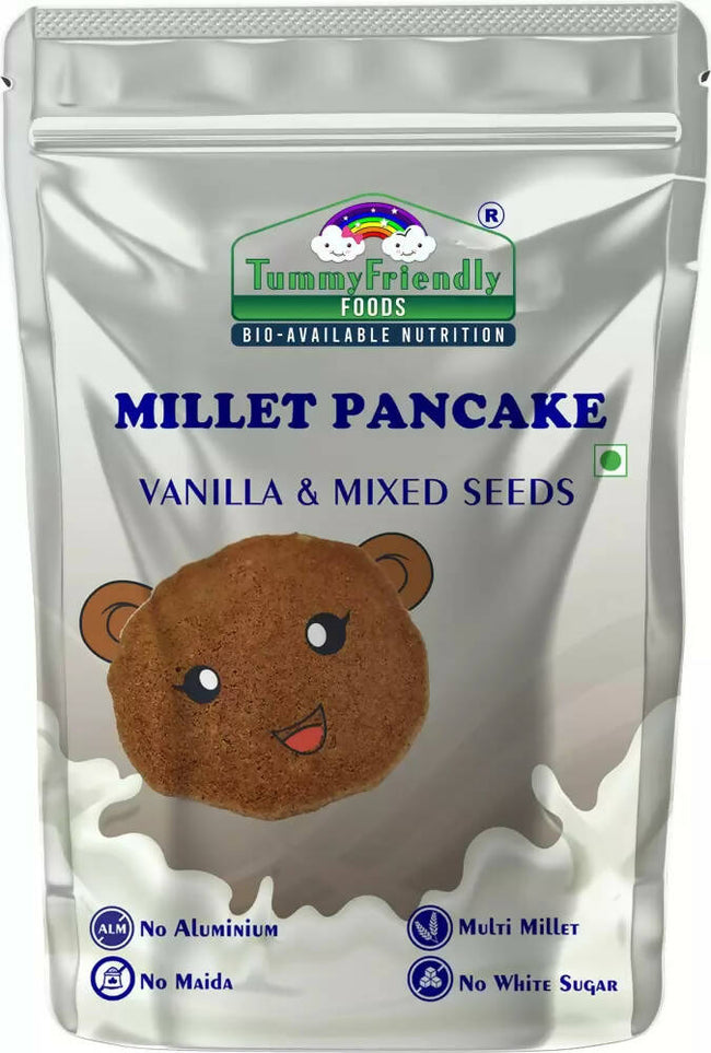 TummyFriendly Foods Aluminium-Free Millet Pancake Mix - Vanilla Mixed Seeds Hover Image
