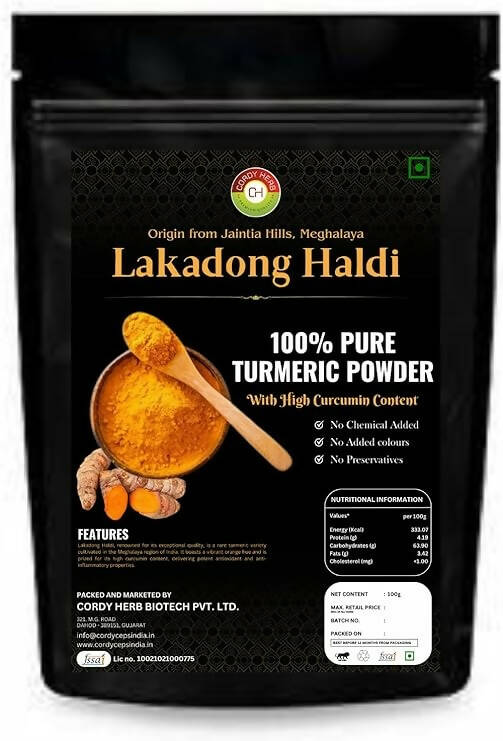 Cordy Herb Lakadong Turmeric Powder Hover Image
