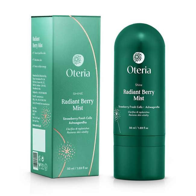 Oteria Radiant Berry Mist Toner For Glowing Complexion & Balances Oily, Dry Hover Image