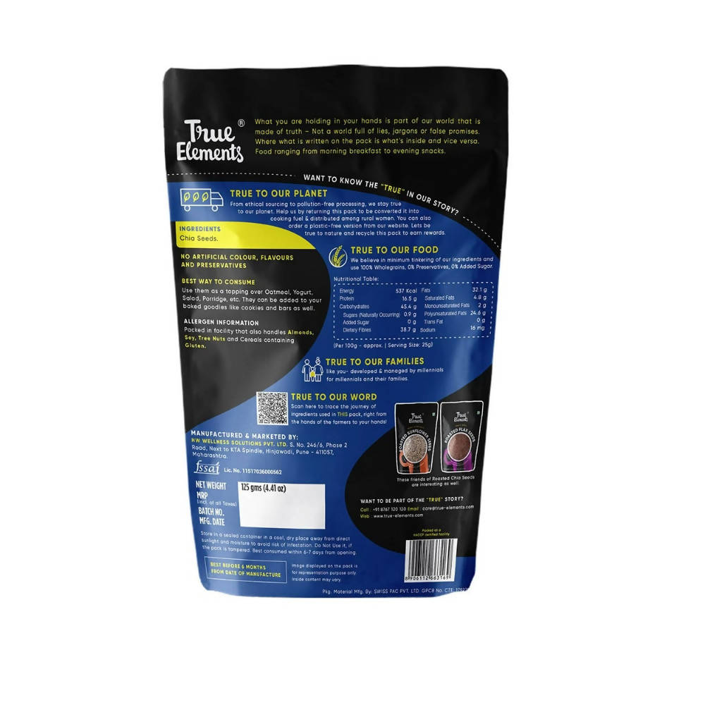 True Elements Roasted Chia Seeds