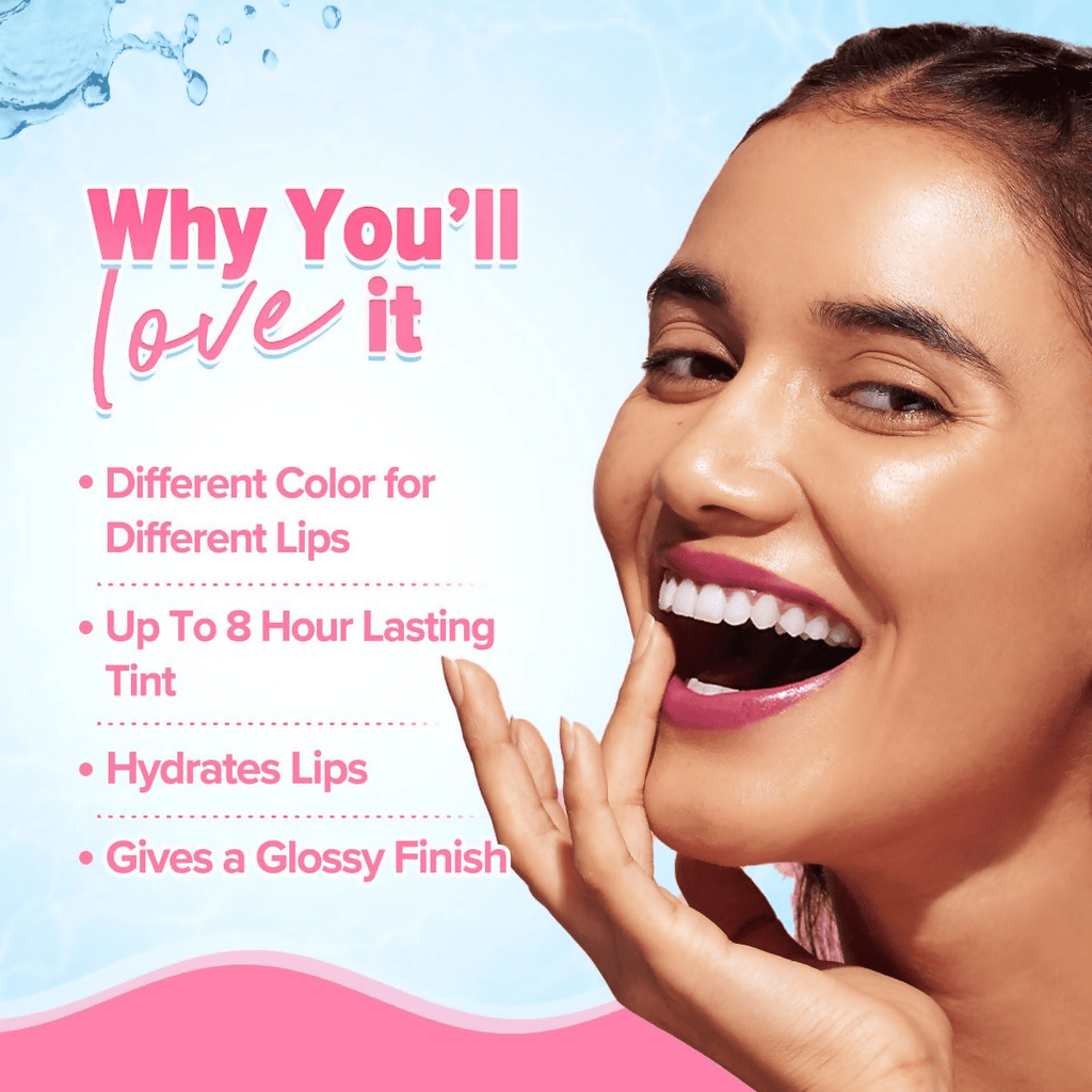 Aqualogica Plump+ Pouty Li-Ph Gloss - Watermelon Slice - Limited Time Offer