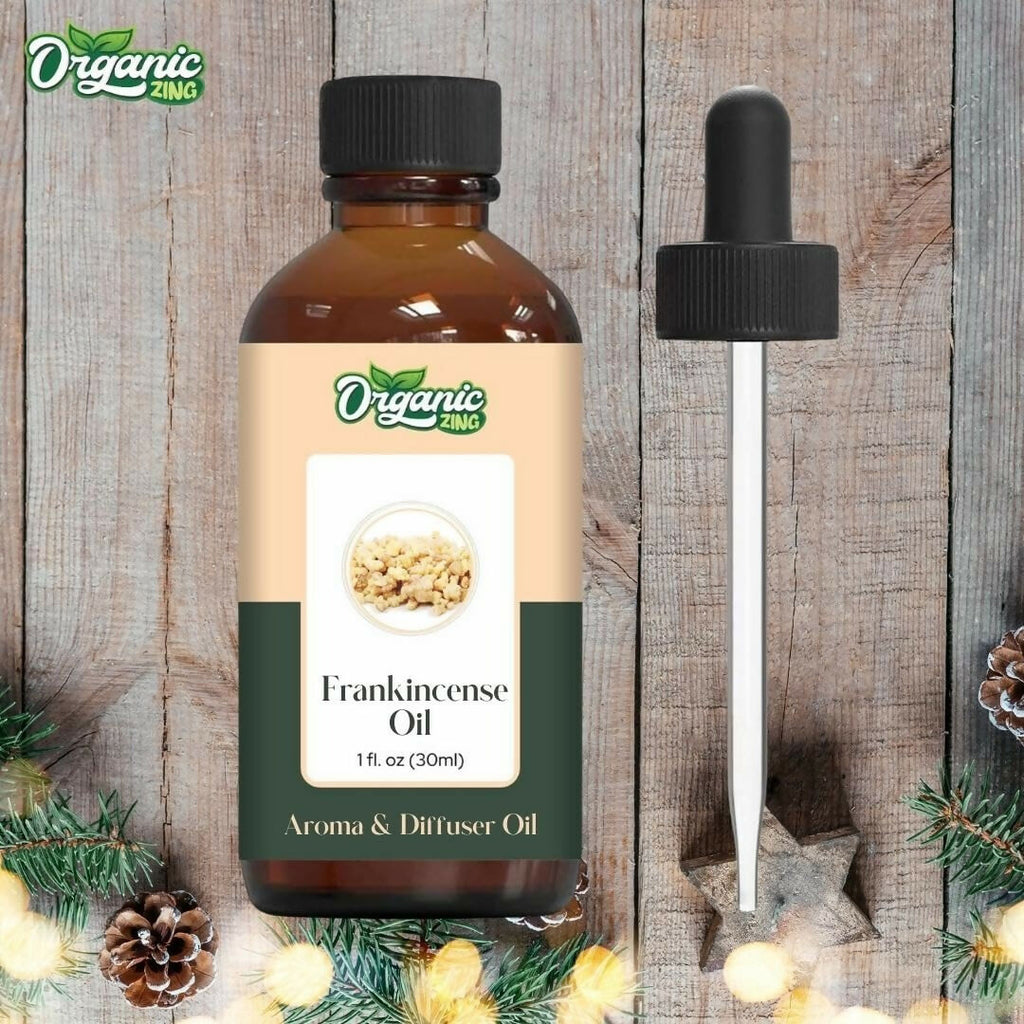 Organic Zing Frankincense Aroma & Diffuser Oil for Festive Season