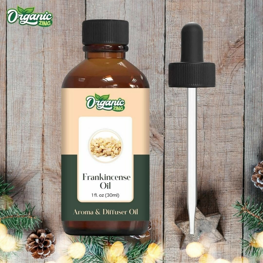 Organic Zing Frankincense Aroma & Diffuser Oil for Festive Season