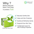 Merlion Naturals Neem and Tulsi Glycerine Soap