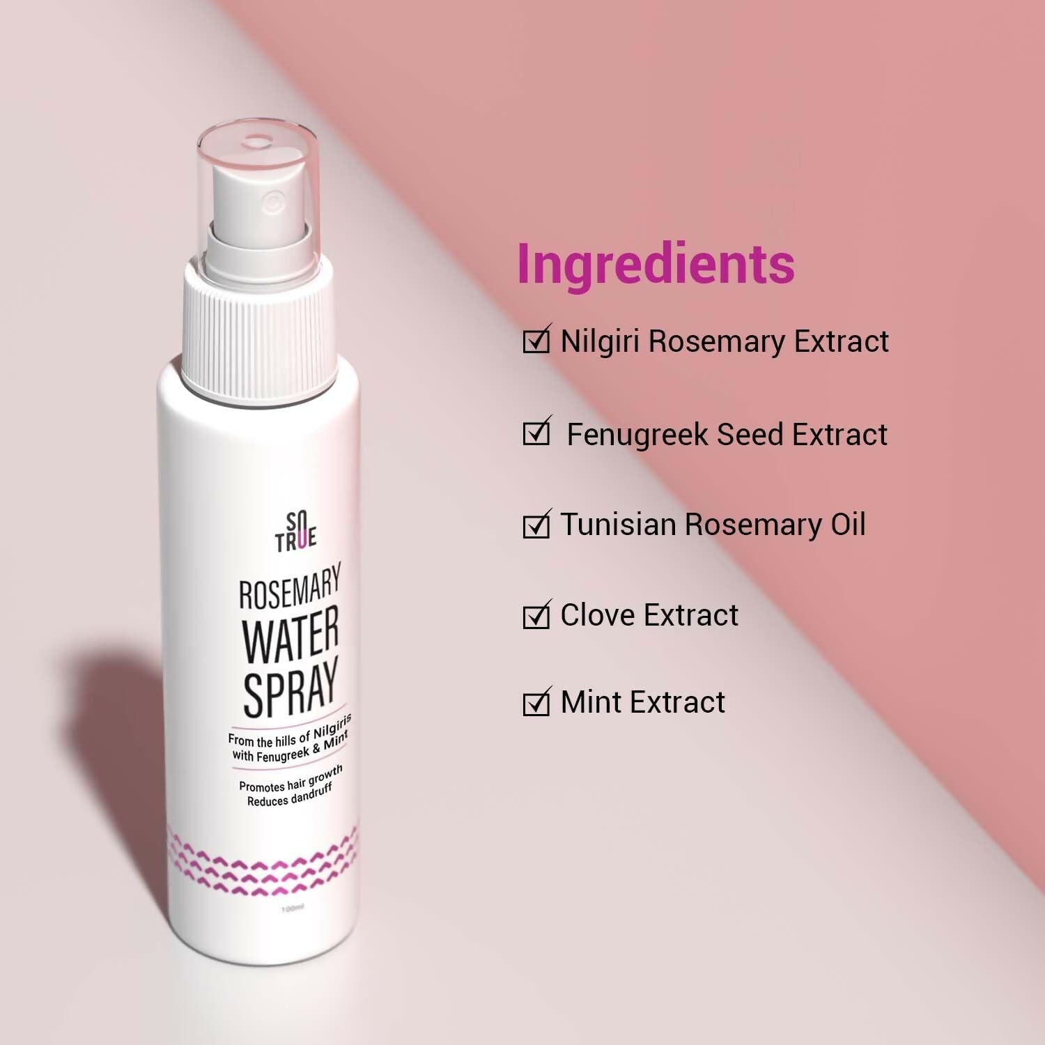 Sotrue Rosemary Water Spray For Hair Growth
