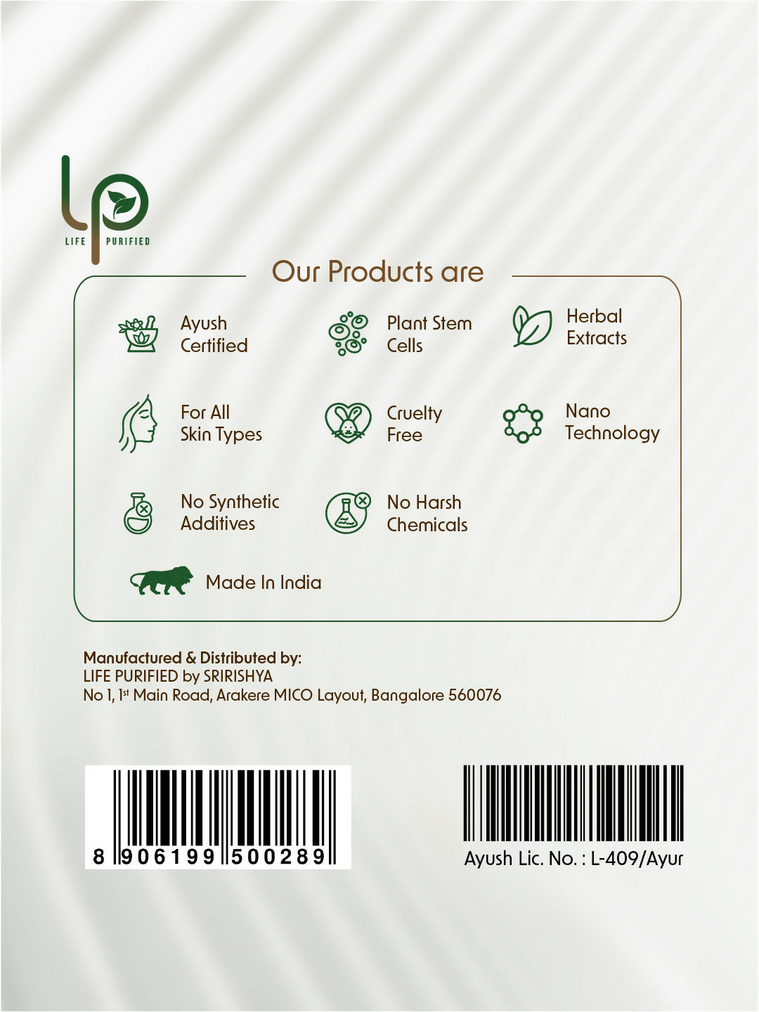 Life Purified Lepakalpana Rhassoul Face Mask