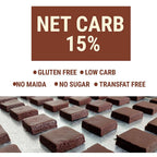 NutroActive Desi Ghee Barfi Hazelnut Chocolate
