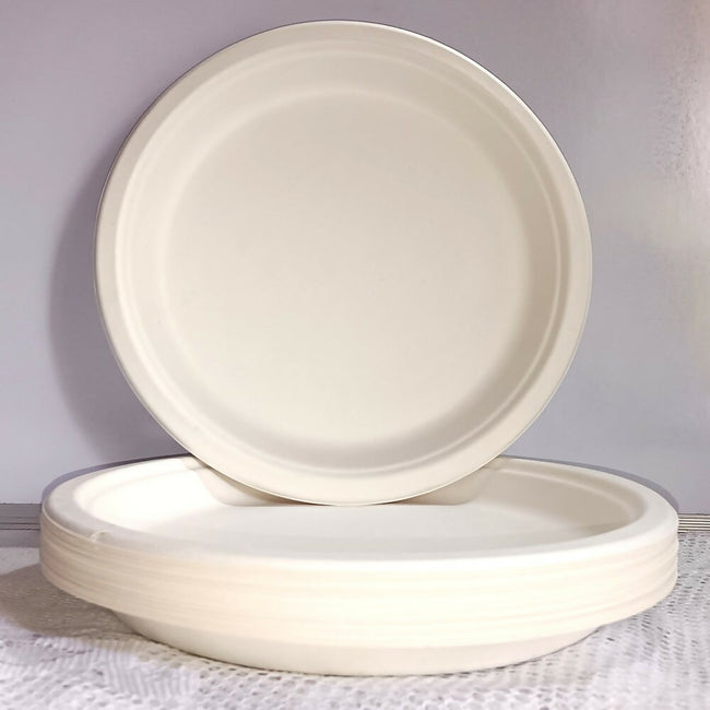 Disposable Round Plane Plates Hover Image