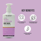 Dr. Sheth's Gulab & Glycolic Acid Exfoliating Body Wash For Smoother Even-Toned Skin With Gulab Extract For All Skin Types