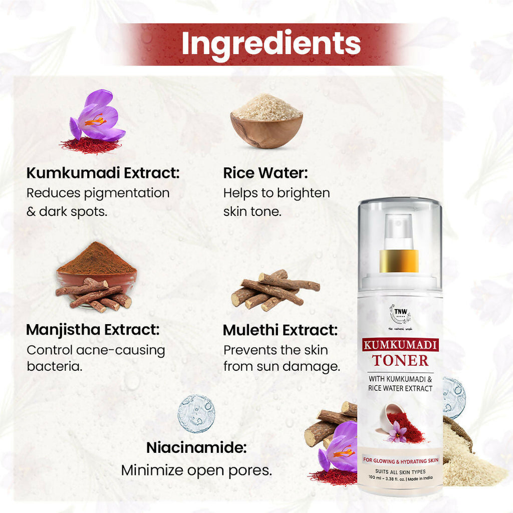 The Natural Wash Oil-Controlling Kumkumadi Toner