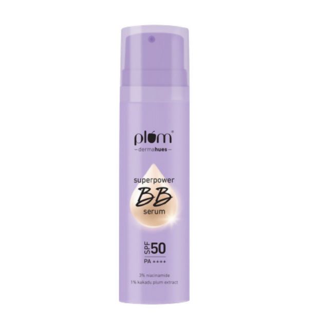 Plum Superpower BB Serum with SPF 50 PA ++++ 03 Caramel Hover Image