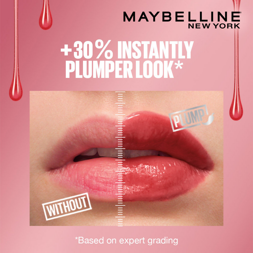 Maybelline New York Lifter Plump - Plumping Lip Gloss - Red Flag