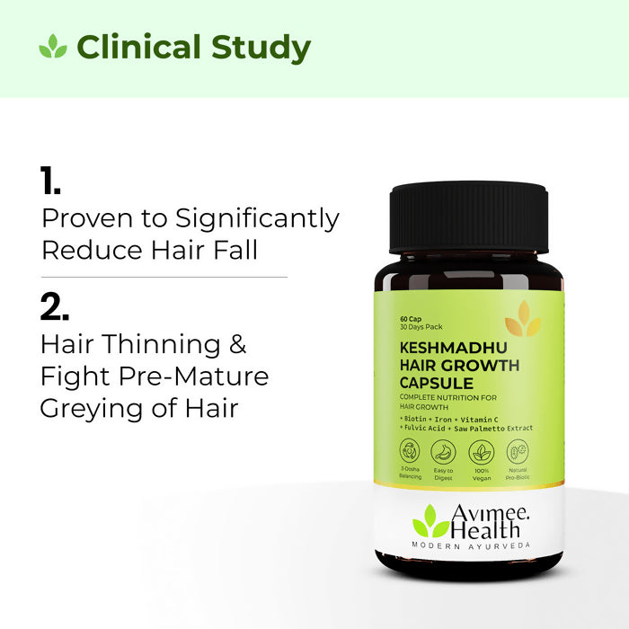 Avimee Herbal Keshmadhu Hair Growth Capsule with Biotin