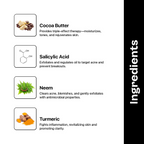 Underated Acne Free Body Moisturizer Powered With Cocoa Butter, Neem And Turmeric