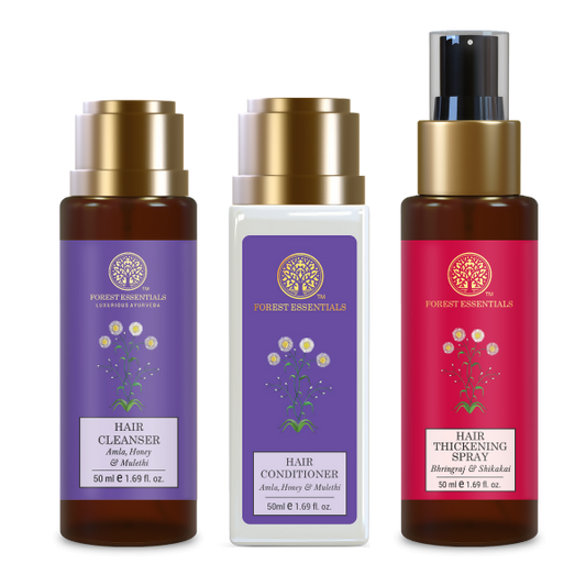 Forest Essentials Hair Thickening Ritual For Fuller Hair