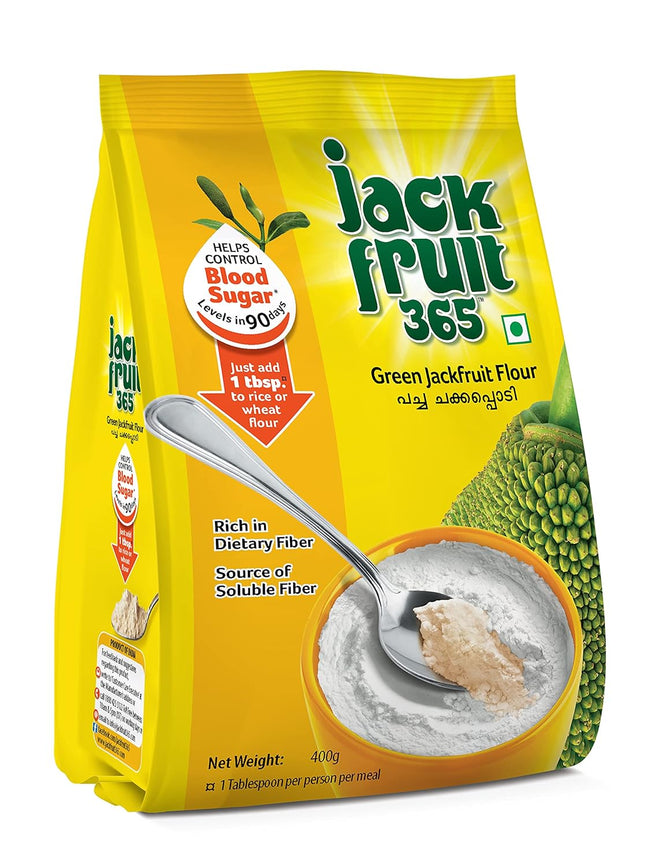 Jackfruit365 Green Jackfruit Flour | Helps To Manage Blood Sugar Levels | Rich Source of Soluble Fiber and Protein Hover Image