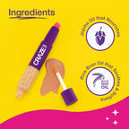 Swiss Beauty Craze Twosome Face Stick 2-In-1 Beauty Wand Concealer and Blush - 4 Deep - Pink