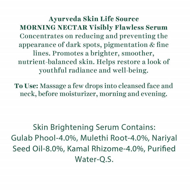 Biotique Advanced Ayurveda Bio Morning Nectar Visibly Flawless Serum Main Image