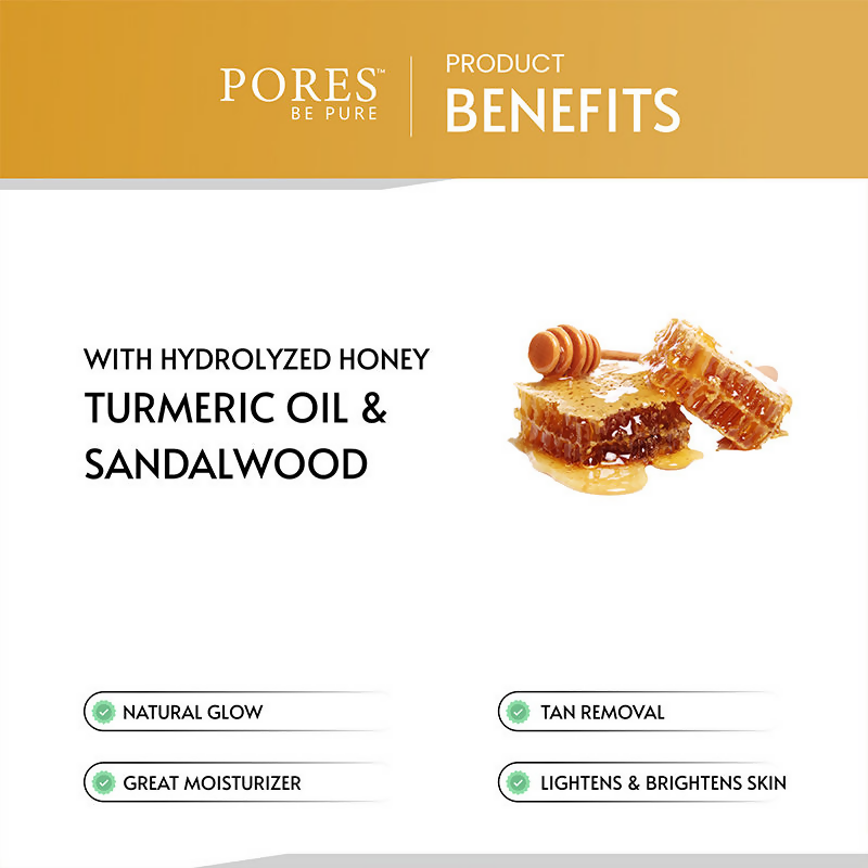 Pores Be Pure Ubtan De-Tan Face Wash