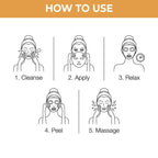 Nykaa Skin Secrets Indian Rituals Besan + Turmeric Sheet Mask For Calm & Moisturised Skin