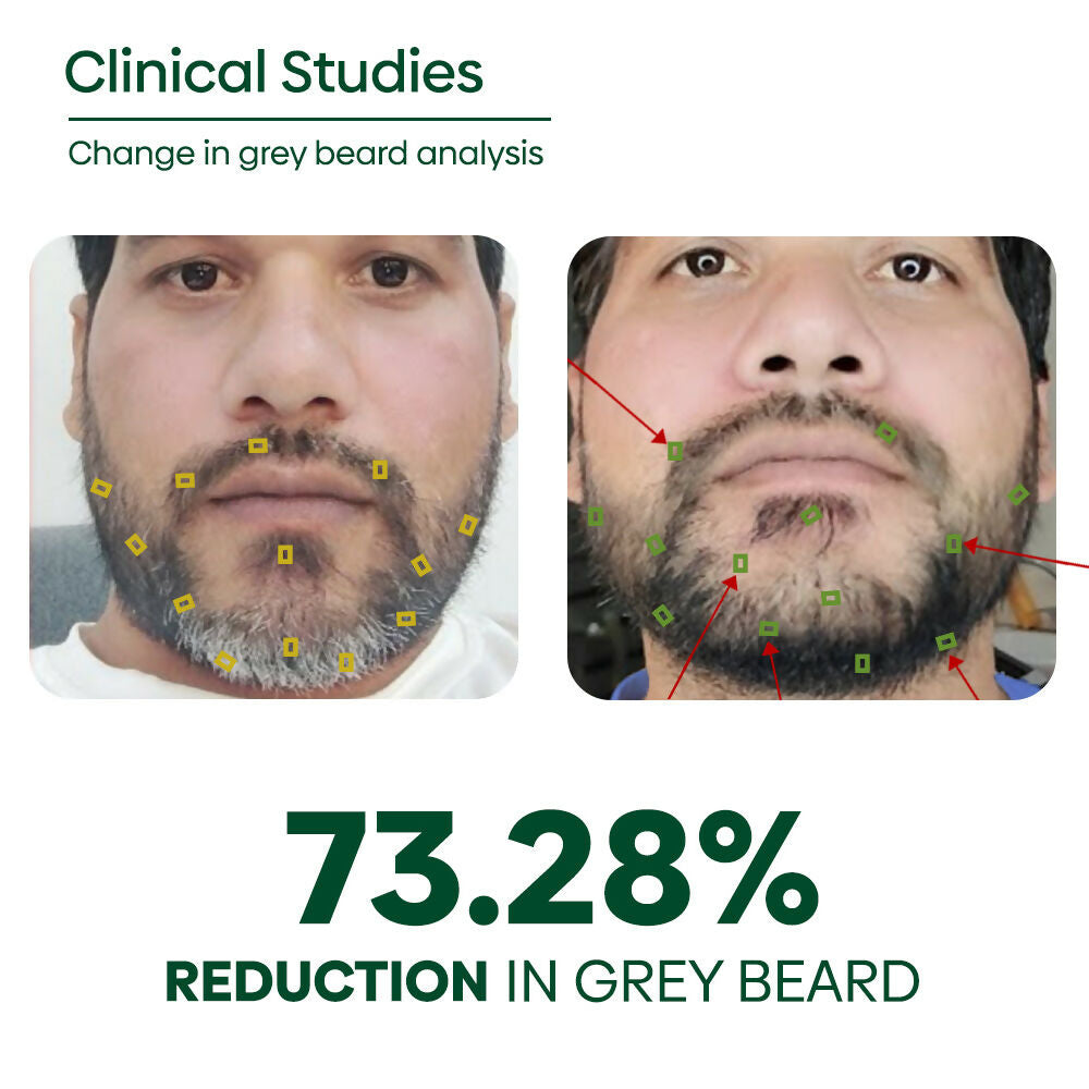 Rishi Natural Anti Grey Beard Wash Restore Natural Beard Color