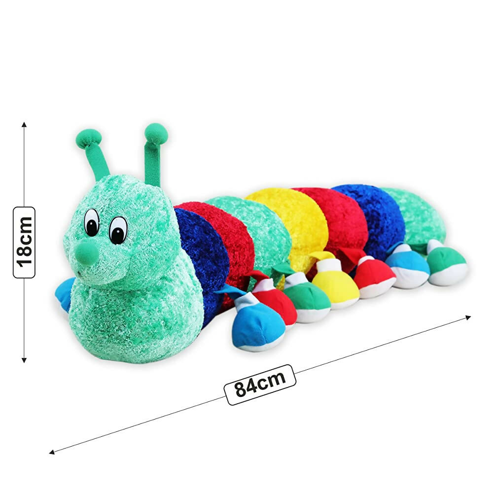 Webby Plush Caterpillar Soft Toy for Kids - 84 cm