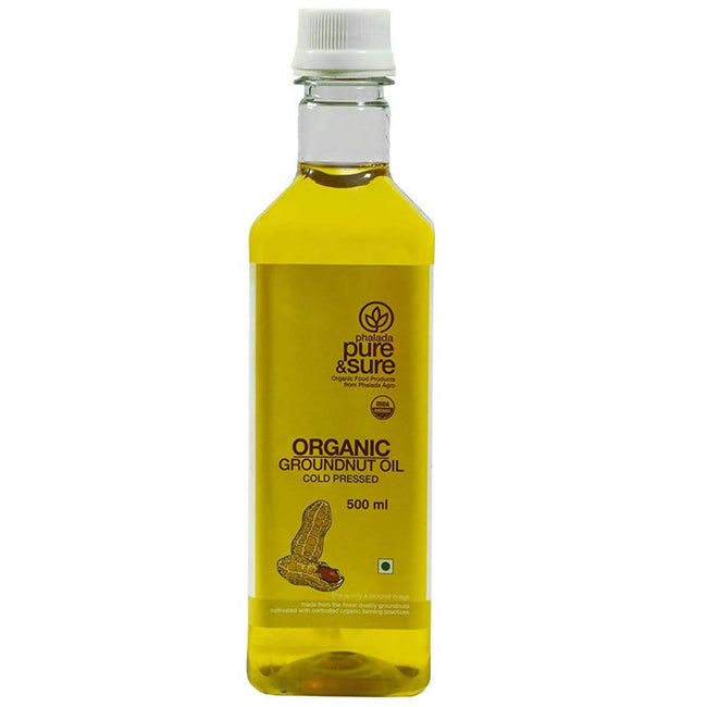 Pure & Sure Organic Cold Pressed Ground Nut Oil Hover Image