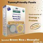 TummyFriendly Foods Certified Stage2 Ragi, Brown Rice Porridge Mixes Combo
