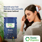 Ventin Organics Glossify Biotin Hair, Skin & Nails Gummies