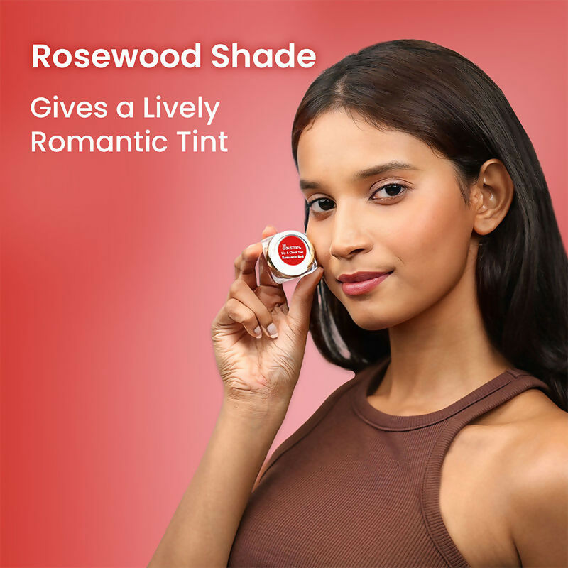 The Skin Story 100% Natural Lip Cheek Eye Tint Nourishing Ayurvedic Safe For Hormones - Romantic Red