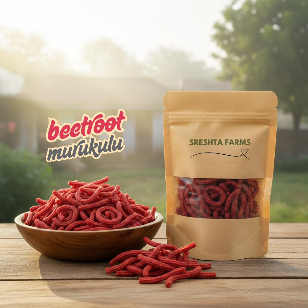 Sreshta Farms Beetroot Murukulu